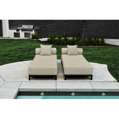 Garden lounger discount set of 2